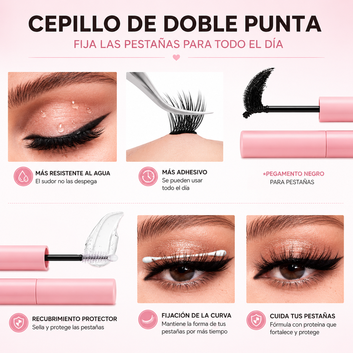 Kit de Extensiones de Pestañas DIY