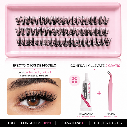 Kit de Extensiones de Pestañas DIY